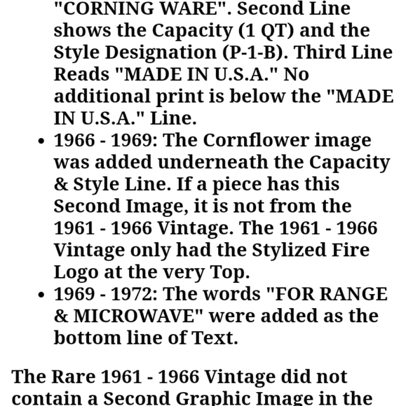 Rare 1969-72 3pcCorningware Spice Of Life L' Echalote 1qt casserole dish w/lid. - Picture 7 of 8